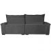 Sofá Retrátil e Reclinável 2,35m Cama inBox Big Fresh com SoftGel D40 Velupluma Cinza
