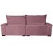 Sofá Retrátil e Reclinável 2,35m Cama inBox Big Fresh com SoftGel D40 Velupluma Rose