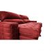 Sofá Retrátil e Reclinável 2,35m Molas Ensacadas Cama inBox Elegance com ThermoGel Velusoft Vermelho