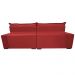 Sofá Retrátil e Reclinável 2,35m Molas Ensacadas Cama inBox Elegance com ThermoGel Velusoft Vermelho