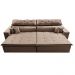 Sofá Retrátil e Reclinável 2,52m Luxos Cama inBox Velusoft Castor