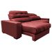 Sofá Retrátil e Reclinável 2,52m Molas Ensacadas Cama inBox Brasil Velusoft Vermelho