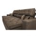 Sofá Retrátil e Reclinável 2,52m com Molas Cama inBox Estilo Suede Velusoft Café
