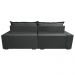 Sofá Retrátil e Reclinável 2,52m com Molas Ensacadas Cama Inbox Supreme Tecido Suede Velusoft Cinza