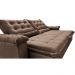 Sofá Retrátil e Reclinável 2,55m Cama inBox Big Fresh com SoftGel D40 Velupluma Castor