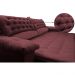 Sofá Retrátil e Reclinável 2,72m Molas Ensacadas Cama inBox Alemanha com Espuma Viscoelástico Velusoft Vinho