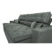 Sofá Retrátil e Reclinável 2,72m com Molas Cama inBox Estilo Suede Velusoft Cinza