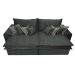 Sofá Retrátil e Reclinável 2,72m com Molas Ensacadas Cama Inbox Supreme Tecido Suede Velusoft Cinza