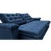 Sofá Retrátil e Reclinável 2,75m Cama inBox Big Fresh com SoftGel D40 Velupluma Azul