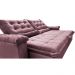 Sofá Retrátil e Reclinável 2,75m Cama inBox Big Fresh com SoftGel D40 Velupluma Rose