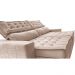 Sofá Retrátil e Reclinável 2,75m Cama inBox Big Puffer com SoftGel D40 Velupluma Bege