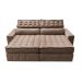 Sofá Retrátil e Reclinável 2,75m Cama inBox Big Puffer com SoftGel D40 Velupluma Castor