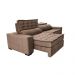 Sofá Retrátil e Reclinável 2,75m Cama inBox Big Puffer com SoftGel D40 Velupluma Castor