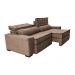 Sofá Retrátil e Reclinável 2,75m Cama inBox Big Puffer com SoftGel D40 Velupluma Castor