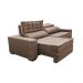 Sofá Retrátil e Reclinável 2,75m Cama inBox Big Star com SoftGel D40 Velupluma Castor