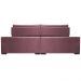 Sofá Retrátil e Reclinável 2,75m Cama inBox Big Star com SoftGel D40 Velupluma Rose