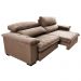 Sofá Retrátil e Reclinável 2,75m Molas Ensacadas Cama inBox Big Home com Bordado 3D Velusoft Castor
