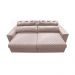 Sofá Retrátil e Reclinável 2,75m Molas Ensacadas Cama inBox Style Thermo Gel Linho Bege Claro
