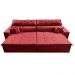 Sofá Retrátil e Reclinável 2,92m Luxos Cama inBox Velusoft Vermelho