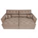 Sofá Retrátil e Reclinável 2,92m com Molas Cama inBox Estilo Suede Velusoft Castor