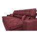 Sofá Retrátil e Reclinável 2,92m com Molas Cama inBox Estilo Suede Velusoft Vinho