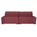 Sofá Retrátil e Reclinável 2,92m com Molas Cama inBox Estilo Suede Velusoft Vinho