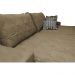 Sofá Retrátil e Reclinável 2,92m com Molas Ensacadas Cama Inbox Supreme Tecido Suede Velusoft Castor
