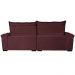 Sofá Retrátil e Reclinável 2,95m Cama inBox Big Fresh com SoftGel D40 Velupluma Vinho