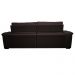 Sofá Retrátil e Reclinável 2,95m Molas Ensacadas Cama inBox Big Home com Bordado 3D Linho Marrom