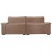 Sofá Retrátil e Reclinável 2,95m Molas Ensacadas Cama inBox Big Home com Bordado 3D Velusoft Castor