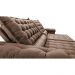 Sofá Retrátil e Reclinável 2,95m Molas Ensacadas Cama inBox Big Space com Bordado 3D Velusoft Castor