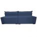 Sofá Retrátil e Reclinável 2,95m Molas Ensacadas Cama inBox Elegance com ThermoGel Velusoft Azul