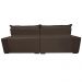 Sofá Retrátil e Reclinável 2,95m Molas Ensacadas Cama inBox Elegance com ThermoGel Velusoft Café