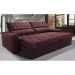 Sofá Retrátil e Reclinável 2,95m Molas Ensacadas Cama inBox Spazus com Bordado 3D Velusoft Vinho