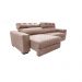 Sofá Retrátil e Reclinável 2,95m Molas Ensacadas Cama inBox Style Thermo Gel Linho Bege Escuro
