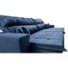Sofá Retrátil e Reclinável 3,12m Luxos Cama inBox Velusoft Azul