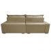 Sofá Retrátil e Reclinável 3,12m com Molas Ensacadas Cama Inbox Supreme Tecido Suede Velusoft Bege