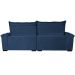 Sofá Retrátil e Reclinável 3,15m Cama inBox Big Fresh com SoftGel D40 Velupluma Azul