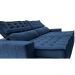 Sofá Retrátil e Reclinável 3,15m Cama inBox Big Puffer com SoftGel D40 Velupluma Azul