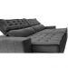 Sofá Retrátil e Reclinável 3,15m Cama inBox Big Puffer com SoftGel D40 Velupluma Cinza
