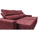 Sofá Retrátil e Reclinável 3,15m Cama inBox Big Star com SoftGel D40 Velupluma Vinho