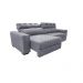 Sofá Retrátil e Reclinável 3,15m Molas Ensacadas Cama inBox Style Thermo Gel Linho Cinza Claro