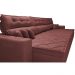 Sofá Retrátil e Reclinável 3,52m Austin com Molas no Assento Tecido Suede Velusoft Vermelho