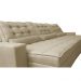 Sofá Retrátil e Reclinável 3,52m com Molas Ensacadas Cama Inbox Gold Tecido Suede Velusoft Bege
