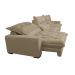 Sofá Retrátil e Reclinável 3,52m com Molas Ensacadas Cama Inbox Soft Tecido Suede Velusoft Castor