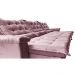 Sofá Retrátil e Reclinável 3,55m Cama inBox Big Fresh com SoftGel D40 Velupluma Rose