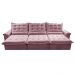 Sofá Retrátil e Reclinável 3,55m Cama inBox Big Fresh com SoftGel D40 Velupluma Rose
