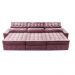 Sofá Retrátil e Reclinável 3,55m Cama inBox Big Puffer com SoftGel D40 Velupluma Rose