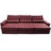 Sofá Retrátil e Reclinável 3,55m Cama inBox Big Star com SoftGel D40 Velupluma Vinho