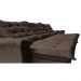 Sofá Retrátil e Reclinável 3,85m Cama inBox Big Fresh com SoftGel D40 Velupluma Café